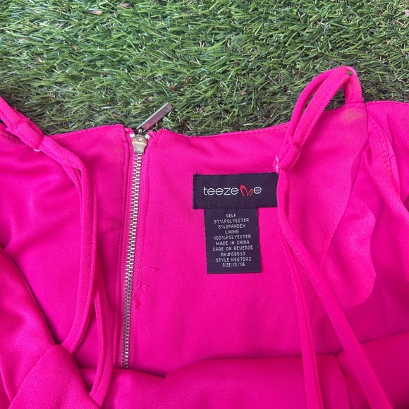 Pink Off-Shoulder Dress - Picture 5 of 5